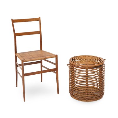 Sedia Sgabello Vimini Sgabello Snack A Media Altezza Eleganza In