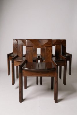 Brutalist Chairs by Silvio Coppola, Fratelli Montina for