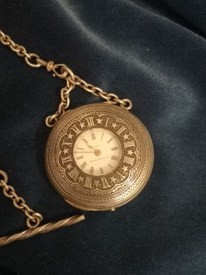 Orologio da taschino in argento con catena, Francia in vendita su
