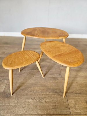 ERCOL 『pebble』　ネストテーブル アーコール ペブル ネスト テーブル / ercol 'pebble' nest of