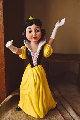 Jouet Pouet LEDRA 1960's - Blanche Neige Et Les 7 Nains - Éléphant Logo - 37cm
