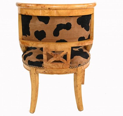 Empire Accent Chair with Leopard Print for sale at Pamono