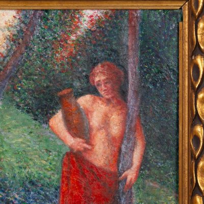 D'après Hippolyte Petitjean, Nymphes Pointilistes, Peinture