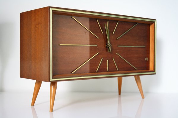 Mid Century Kaminsims Uhr Von Weimar Uhren 1950er Bei Pamono Kaufen