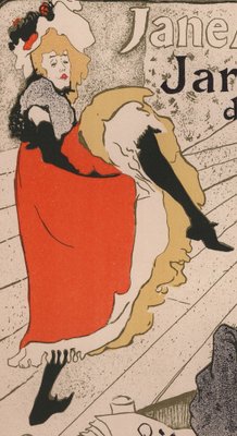 Henri de Toulouse-Lautrec, Jane Avril from Les Maîtres de L