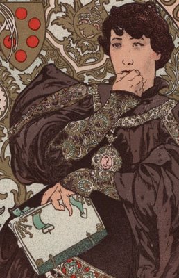 【未開封】Les Grands Maitres de l'Art Moderne Alphonse Mucha, Lorenzaccio from Les Maîtres de L'Affiche, 1898