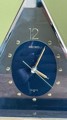 Pyramid Quartz Clock by Seiko, Japan, 1980s for sale at Pamono