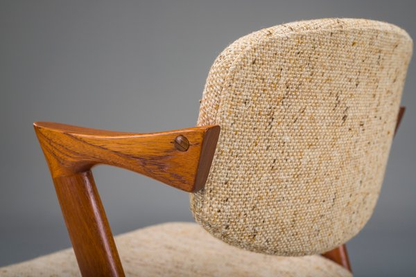 Mid-Century Modern Teak Model 42 Chair by Kai Kristiansen for