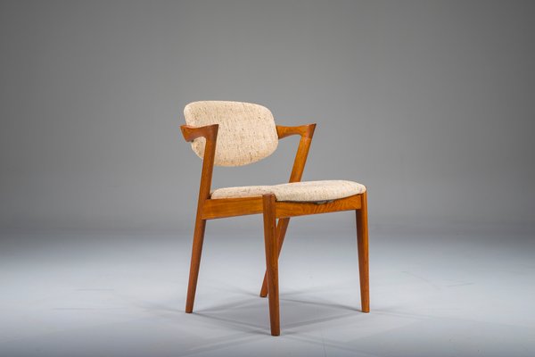 Mid-Century Modern Teak Model 42 Chair by Kai Kristiansen for