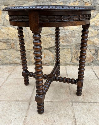 Side Table with Turned Legs, 1920s for sale at Pamono