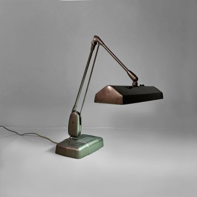 American Industrial Table Lamp by Dazor Floating Fixtures, 1950s