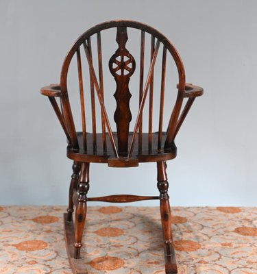 Vintage Windsor Rocking Chair, 1930 for sale at Pamono