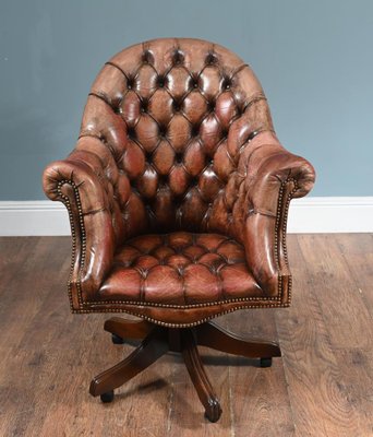 Sedia Chesterfield vintage, 1930 in vendita su Pamono