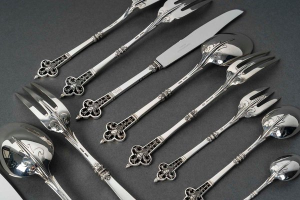 Ensemble de couverts en acier inoxydable avec poignée en forme de gourde, élégant et stylé - Chine Ensemble de couverts et 304 acier inoxydable prix