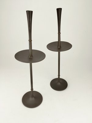 Mid-Century Kerzenhalter aus Gusseisen von Jens Quistgaard