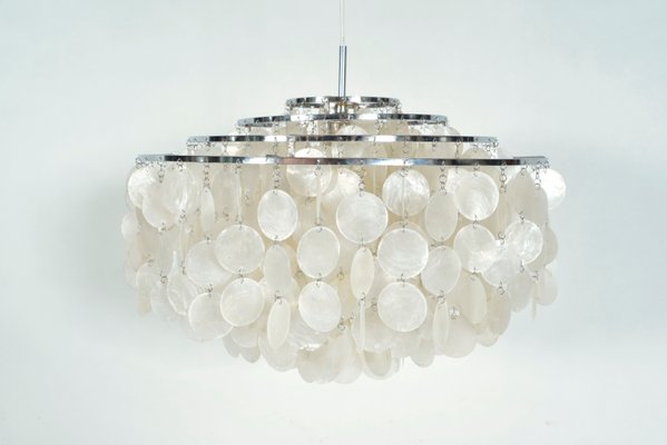 Midcentury Modern Fun Light Chandelier by Verner Panton for