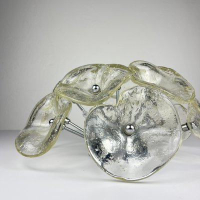 伊90s vintage lump made in Italy ムラーノガラス Vintage Italian Italy Murano Glass Lamp Silver Flecks. For