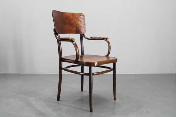 THONET クラシック家具 No. 57 Beech Chair from Thonet, Czechoslovakia, 1940s for sale at