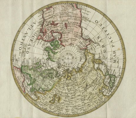 Weltkarte mit Captain Cooks Erkundungen