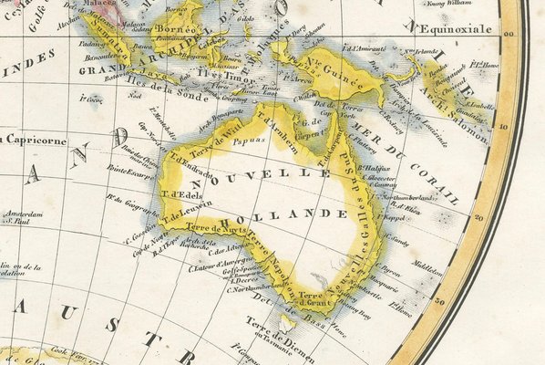 mapa del hemisferio oriental