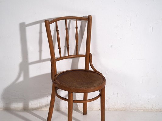 Bentwood chair ① Vintage Bentwood Dining Chairs, 1920, Set of 6 for sale at Pamono