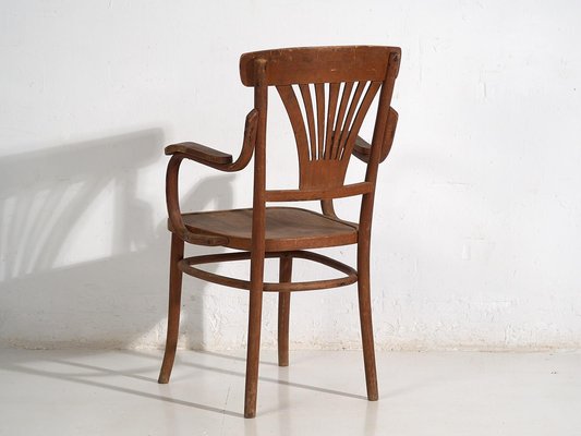 Vintage Bentwood Office Chair, 1920 for sale at Pamono