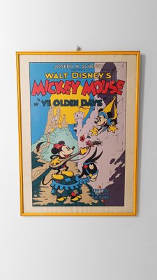 Walt Disneys Mickey Mouse Serigraph, 1970s for sale at Pamono