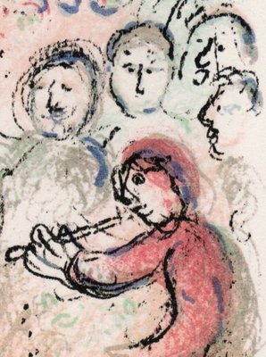 Marc Chagall, Frontispiece II from Odyssey, 1989, Lithograph for
