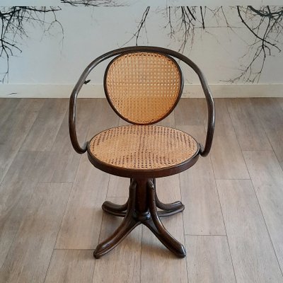 5501 Swivel Chair in Bentwood from Thonet/ZPM Radomsko, 1960s
