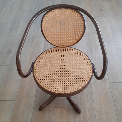 No. 5501 Swivel Chair in Bentwood from Thonet/ZPM Radomsko, 1960s