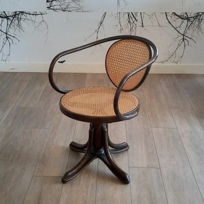 Sedia girevole 5501 in legno curvato di Thonet/ZPM Radomsko