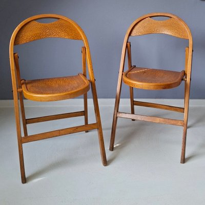 B751 Folding Chairs, 1950s, Set of 2 for sale at Pamono