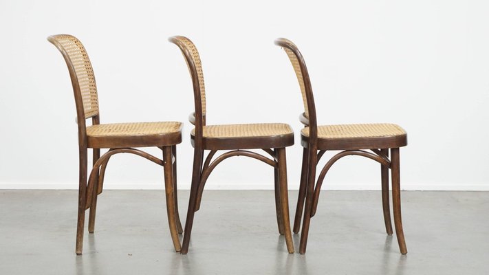 Vintage Bistro Chairs in the style of Thonet, Set of 3 for