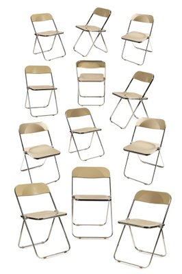 Folding Plia Chair by Giancarlo Piretti for Anonima Castelli for
