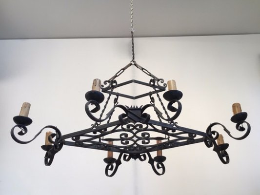 wrought iron chandeliers