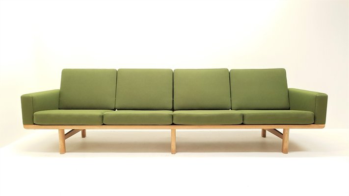 Vintage Ge 236 4 Four Seater Sofa By Hans J Wegner For Getama Vintage Ge 236 4 Four Seater Sofa By Hans J Wegner For Getama