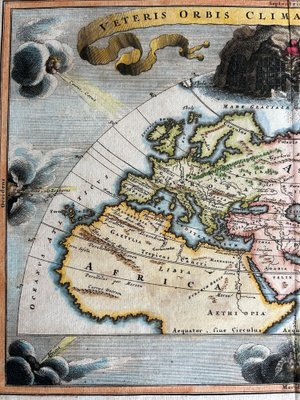Antica mappa della Terra piatta - 1587 di Monte Urbano