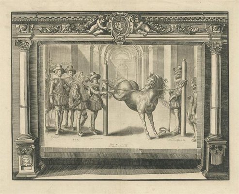 Antique French King Louis XIII with Other Figures and a