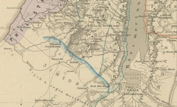 Historical Map of Canaan, 1880 for sale at Pamono