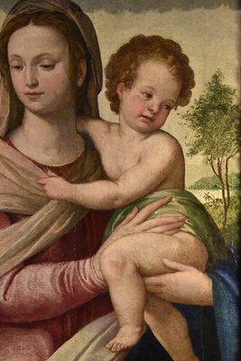 Tuscan School Artist, Madonna and Child, 1570, Oil on Board