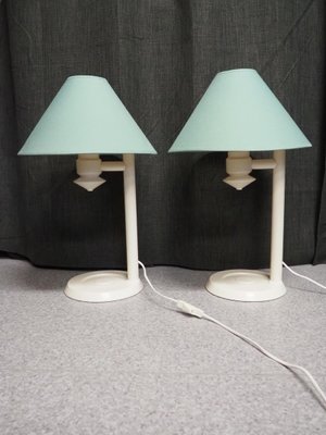 Vintage Pine Table Lamps from Ikea, 1980s, Set of 2 for sale at Pamono
