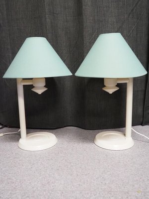 Vintage Pine Table Lamps from Ikea, 1980s, Set of 2 for sale at Pamono