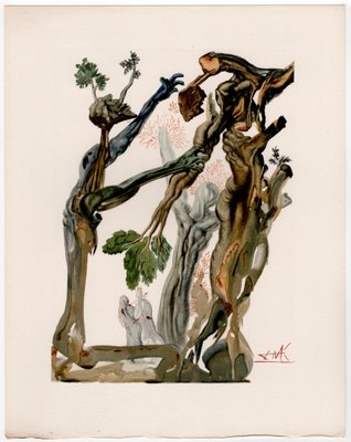 Salvador Dali, The Wood of the Self-Murderers, 1964, Original