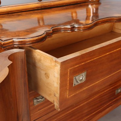 Art Deco Dresser with Mirror for sale at Pamono