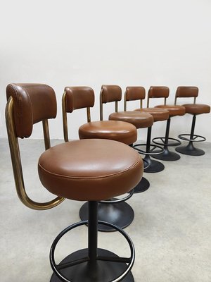 Sgabelli da bar di Börje Johanson, Svezia, anni '60, set di in