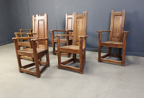 Vintage Church Chairs, 1950s, Set of for sale at Pamono