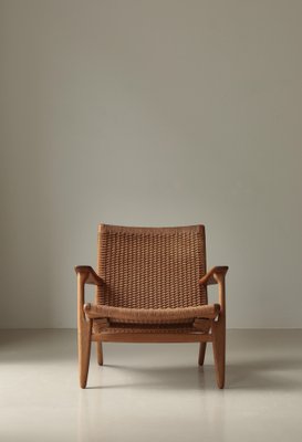 Danish Lounge Chair by Hans J. Wegner for Carl Hansen & Søn, 1950s