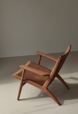 Danish Lounge Chair by Hans J. Wegner for Carl Hansen & Søn, 1950s