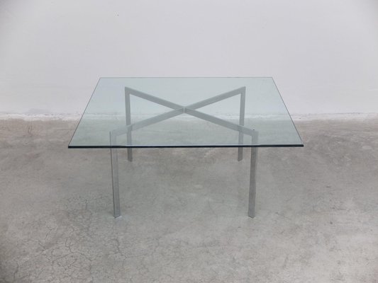 Glass Barcelona Coffee Table by Mies van der Rohe for Knoll, 1929
