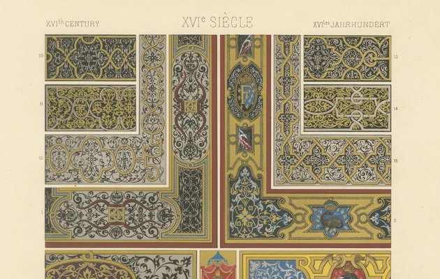 Picard after Albert Racinet, LXX of L'Ornement Polychrome, 1869
